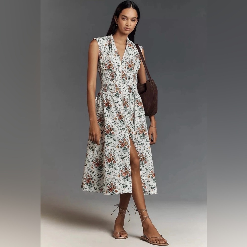 The Tommie zip front midi dress